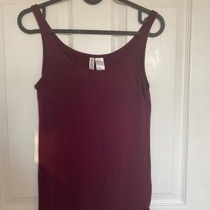Maroon tank top